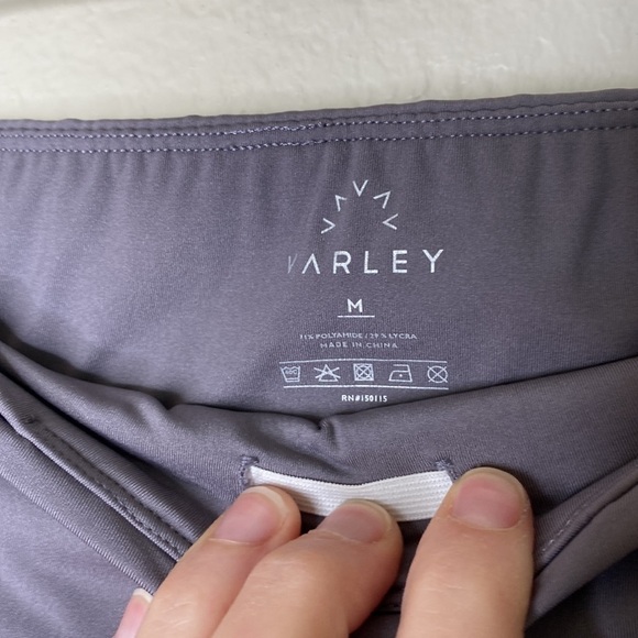 Varley Downing leggings high rise scalloped edge mesh medium - Picture 4 of 5